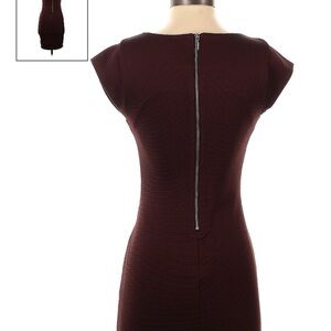 Bar III Deep Red Backless Dress